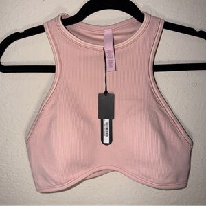 Nike SKIMS Ribbed Seamless Racer Front Bra, size S, color Himalayan